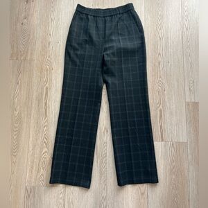 NWOTS The Group Babaton Wide Leg Plaid  Pant Sz M